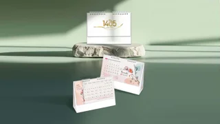 تقویم رومیزی نفیس 1405 پیچک